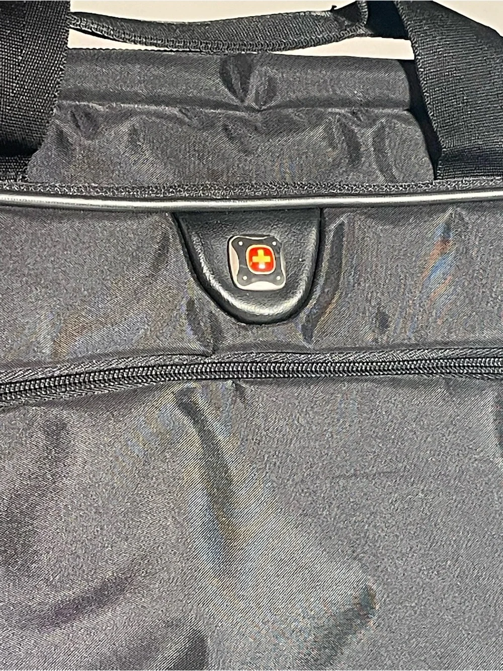 Wenger SwissGear Black Laptop Briefcase Messenger Bag 16